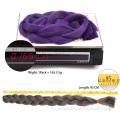 Jumbo Braiding Hair 165g Kanekalon Braid Волосы для наращивания волос